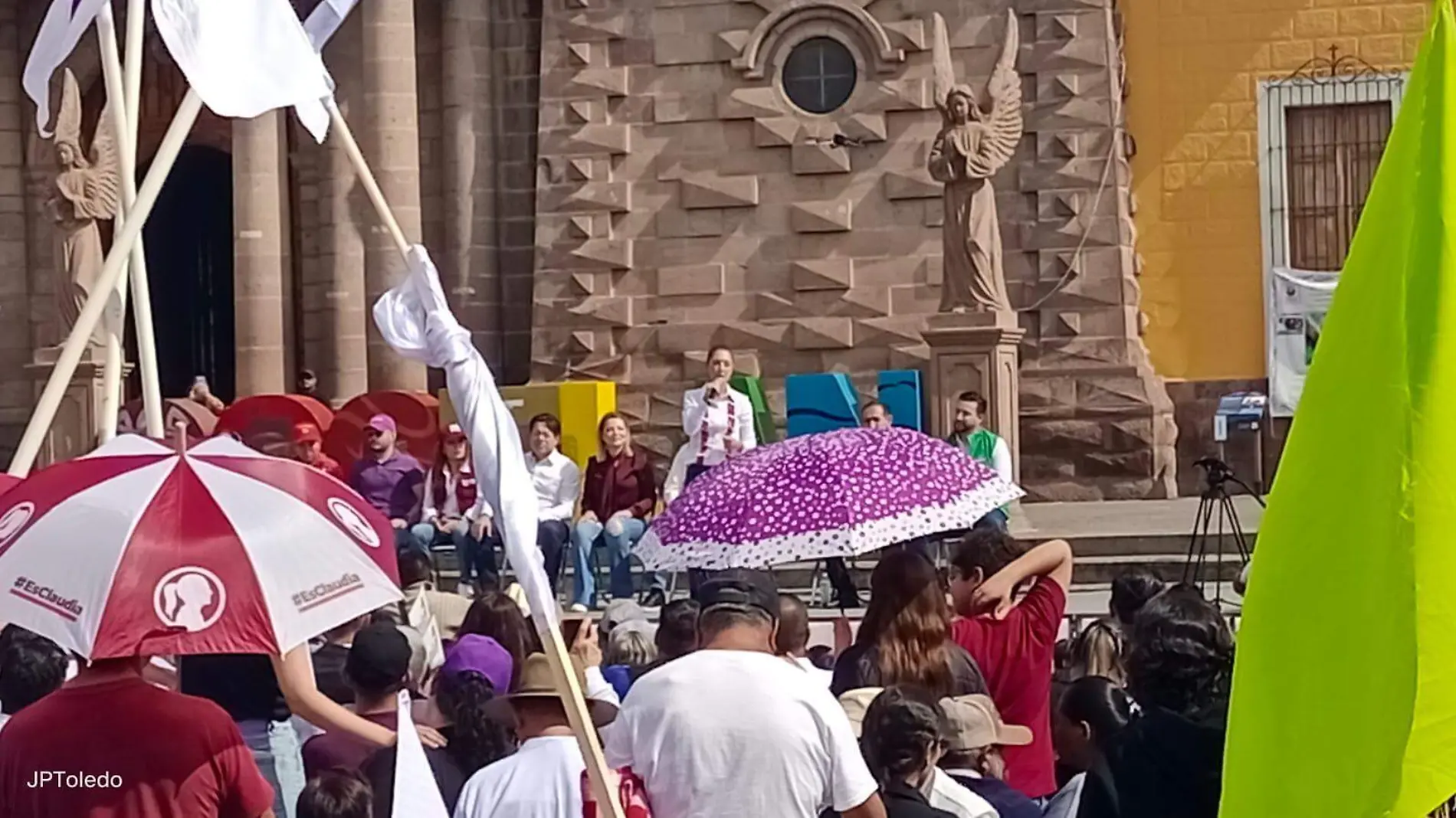 Claudia Sheinbaum en Ocotlán